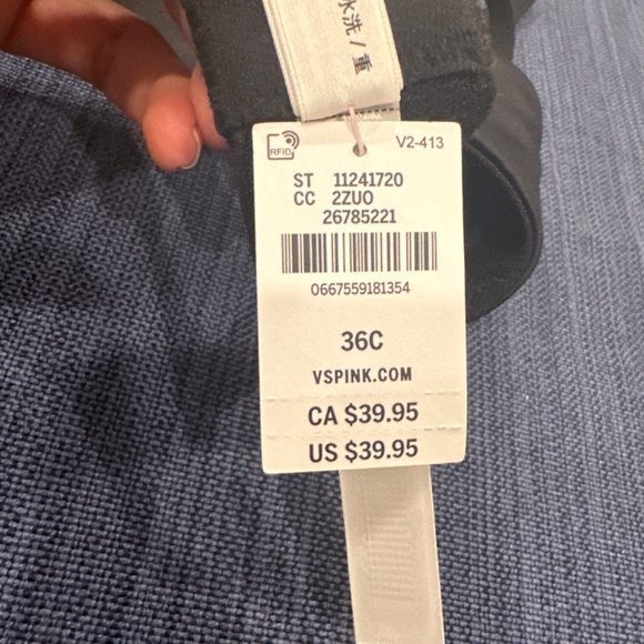 NEW w/tags Victoria’s Secret PINK Strapless Bra 36C - Picture 5 of 5